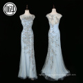 Custom made embroidery western formal evening dress wholesale